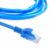 Patch Cord Cat  Metros American Dakar PC M Azul Conexión Gigabit Estable