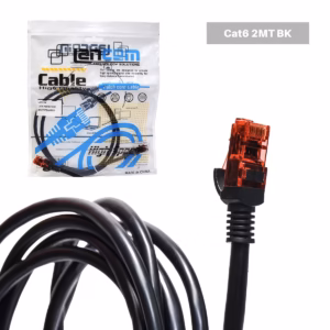 Patch Cord Cat6 2 Metros Lancom ZZ-PC-2M-BK: ¡Conexión Gigabit Estable y a tu Alcance!