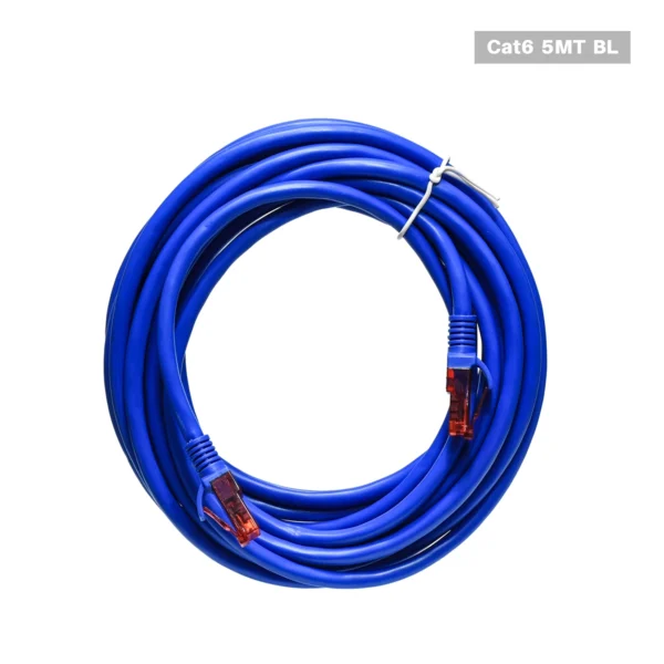 Patch Cord Cat6 5 Metros Azul Lancom ZZ-PC-CAT6-5M-BL: ¡Conexión Gigabit Estable y a tu Alcance!