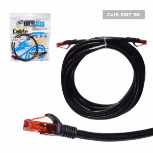 Patch Cord Cat6 5 Metros Lancom ZZ-PC-CAT6-5M-BK: ¡Conexión Gigabit Estable y a tu Alcance!
