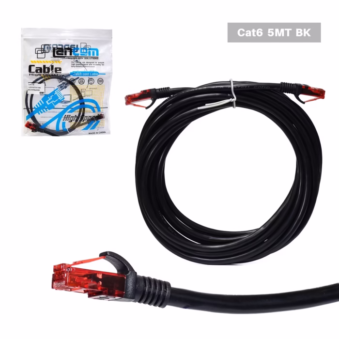 Patch Cord Cat  Metros Lancom ZZ PC CAT M BK Conexión Gigabit Estable y a tu Alcance