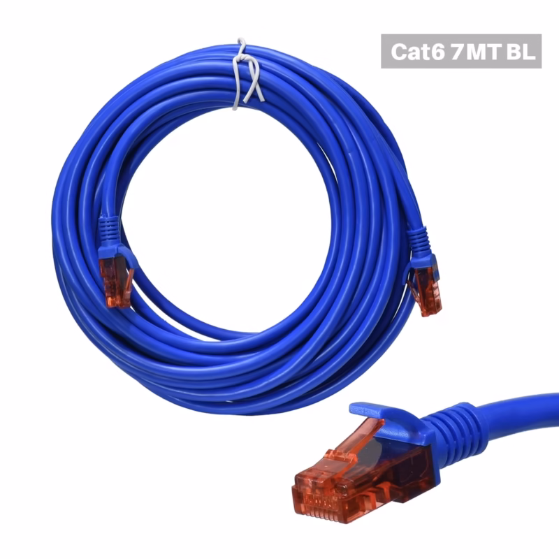 Patch Cord Cat  Metros Azul Lancom ZZ PC CAT M BL Conexión Gigabit Estable a Larga Distancia