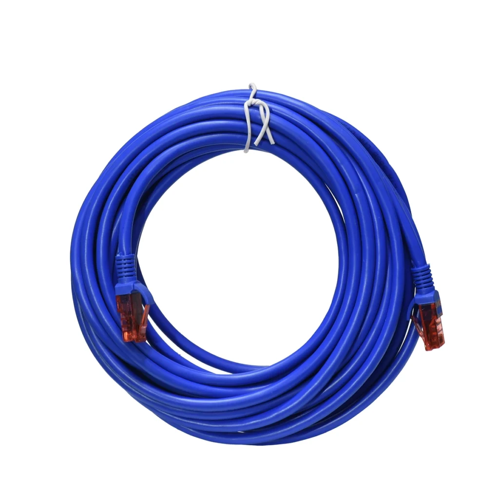 Patch Cord Cat  Metros Azul Lancom ZZ PC CAT M BL Conexión Gigabit Estable a Larga Distancia