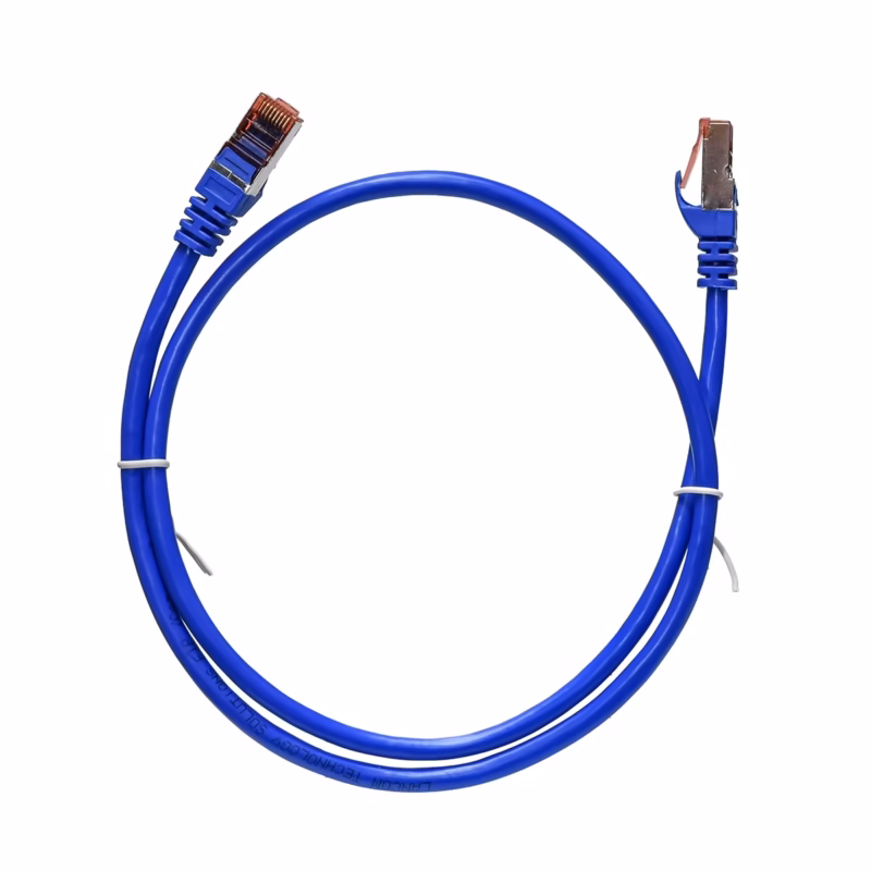 Patch Cord Cat6 FTP 1MT Azul Lancom ZZ-PC-FTP-1M-BL___01 Patch Cord Cat FTP Metro Azul Lancom ZZ PC FTP M BL Conexión Gigabit Estable y Segura
