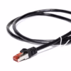 Patch Cord Cat6 FTP 1MT Black Lancom ZZ-PC-FTP-1M-BK____02 Patch Cord Cat FTP Metro Lancom ZZ PC FTP M BK Conexión Gigabit Estable y Segura