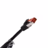 Patch Cord Cat6 FTP 1MT Black Lancom ZZ-PC-FTP-1M-BK____03 Patch Cord Cat FTP Metro Lancom ZZ PC FTP M BK Conexión Gigabit Estable y Segura
