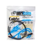 Patch Cord Cat6 FTP 1 Metro Lancom ZZ-PC-FTP-1M-BK: ¡Conexión Gigabit Estable y Segura!, Cable Patch Cord Cat6 1 Metro FTP LANCOM Color Negro