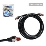 Patch Cord Cat6 FTP 5 Metros Lancom ZZ-PC-FTP-5M-BK: ¡Conexión Gigabit Estable y Segura!