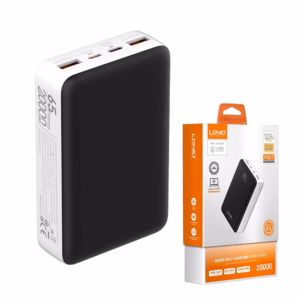 Power Bank LDNIO PQ27 20000mAh: ¡Carga Ultrarrápida de 65W para tus Dispositivos!, Power bank para Laptop, Cargador Portátil para Tabletas, Notebook y Laptop