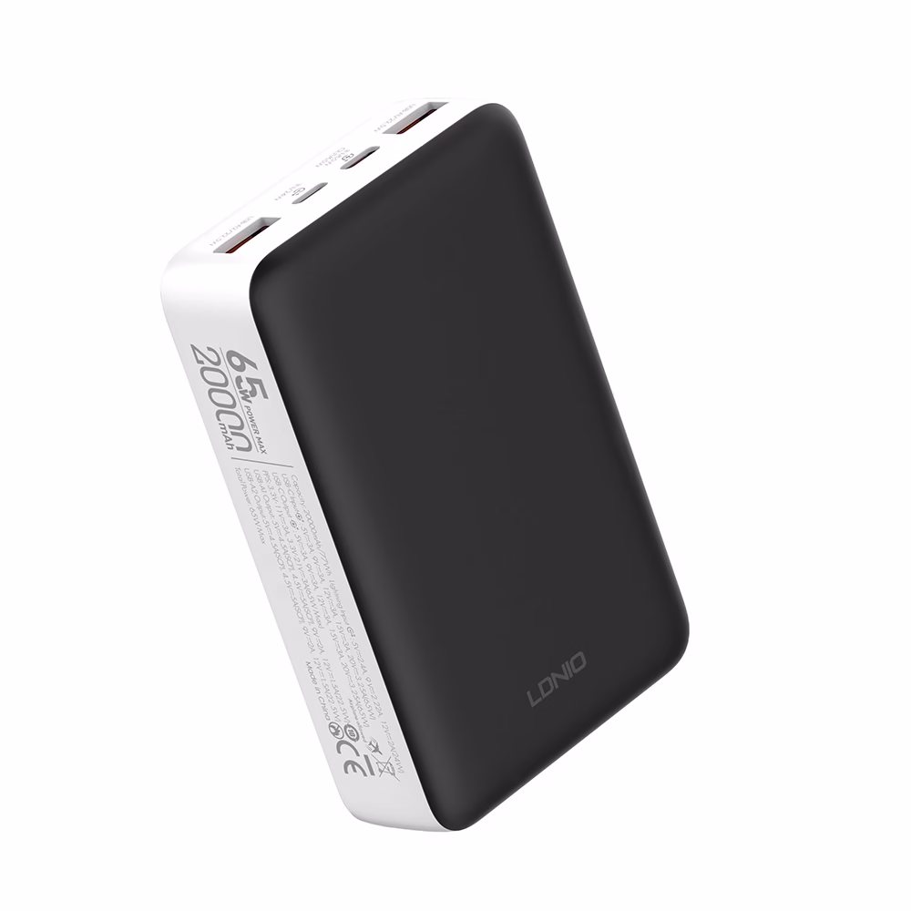 Power Bank LDNIO PQ mAh Carga Ultrarrápida de W para tus Dispositivos Power bank para Laptop Cargador Portátil para Tabletas Notebook y Laptop