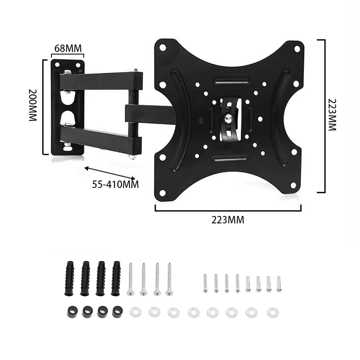 Rack Giratorio para TV HDL-117B High Full Max: ¡Máxima Flexibilidad para tu Pantalla! Para Televisores desde 14" a 42" Pulgadas