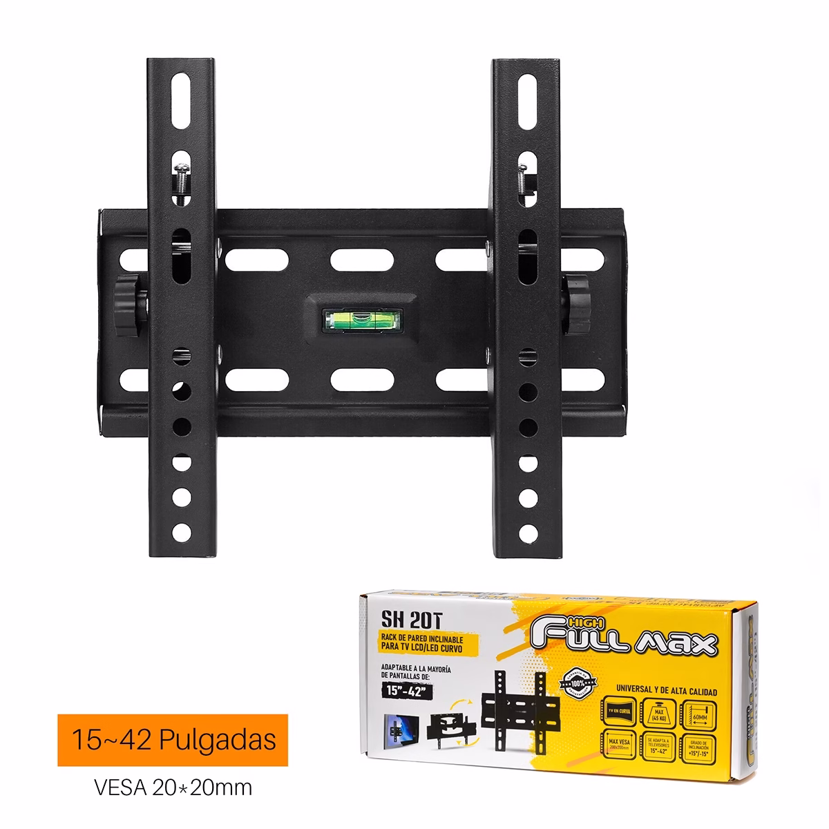 Rack de Televisor de 15 a 42 Pulgadas Metálico High Full Max SH 20T HD Multimedia PERU SAC Rack para Televisor High Full Max SH T Disfruta tu TV de a Pulgadas con el Mejor Soporte