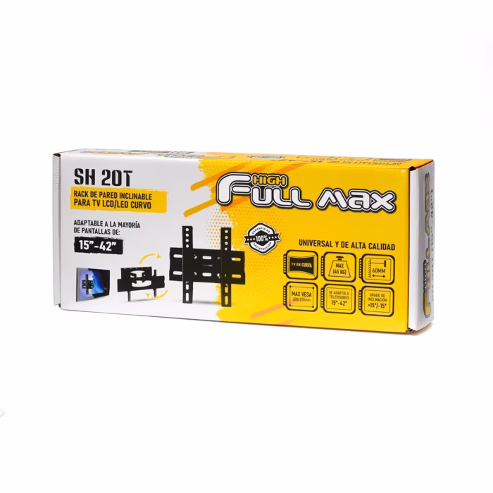 Rack para Televisor High Full Max SH T Disfruta tu TV de  a  Pulgadas con el Mejor Soporte