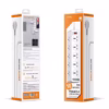 Regleta Eléctrica LDNIO SC  Metros  Tomas  Puertos USB y Carga Rápida Extensión de corriente  tomas  USB Supresor de  tomas