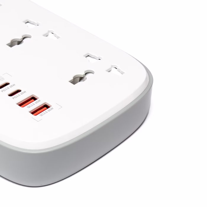 Regleta Eléctrica LDNIO SC Potencia tus Dispositivos con W GaN extensión de corriente mt  usb
