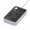 Regleta Eléctrica LDNIO SC  Tomas  Puertos USB y Carga Rápida Extensión de Corriente con USB Regleta M con USB