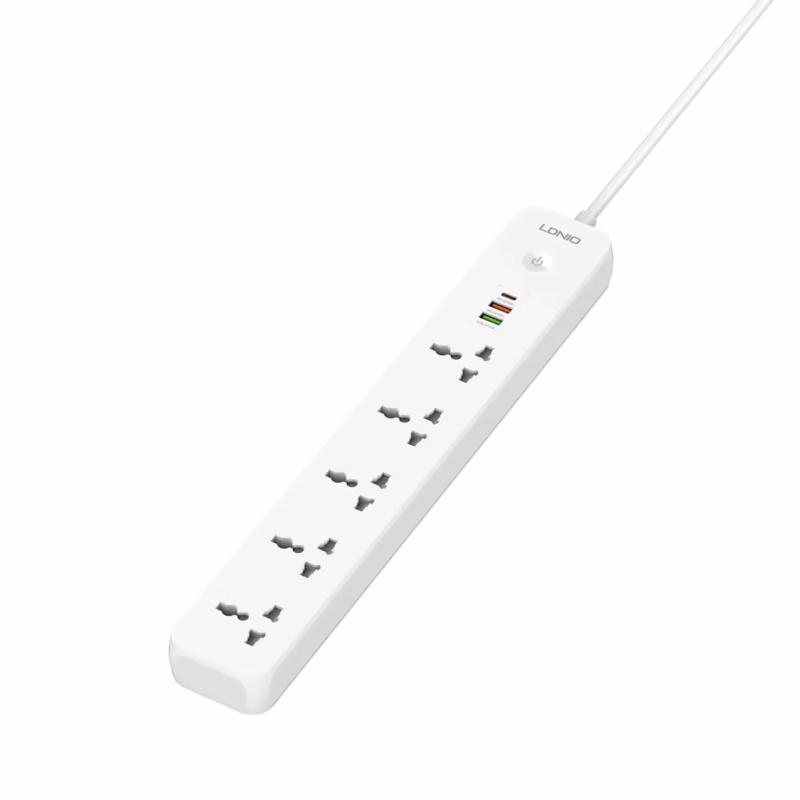 Regleta Eléctrica LDNIO SC  Tomas  Puertos USB y Carga Rápida