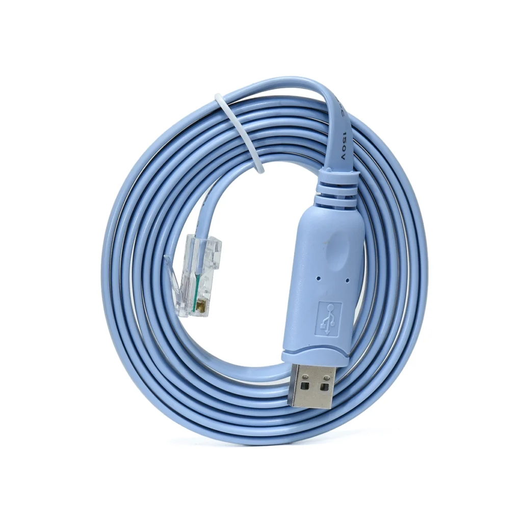 Cable Consola USB a RJ Serial RS High Full Max HFM C Conecta y Configura tus Dispositivos de Red