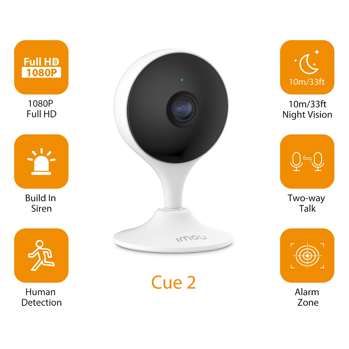 Cámara de Seguridad WiFi IMOU Cue 2 IPC-C22EN-A: ¡Protege tu Hogar con Visión Inteligente!