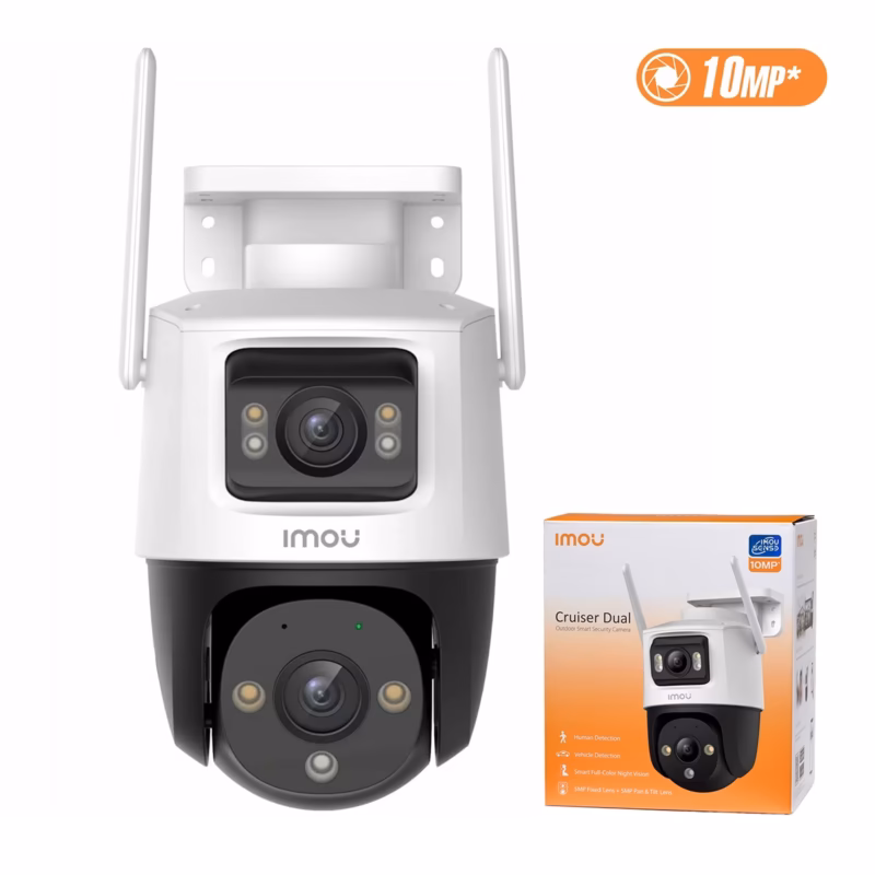 Cámara de Seguridad PTZ WiFi MP IMOU Cruiser Dual IPC SXN MOV Doble Lente para una Protección Completa