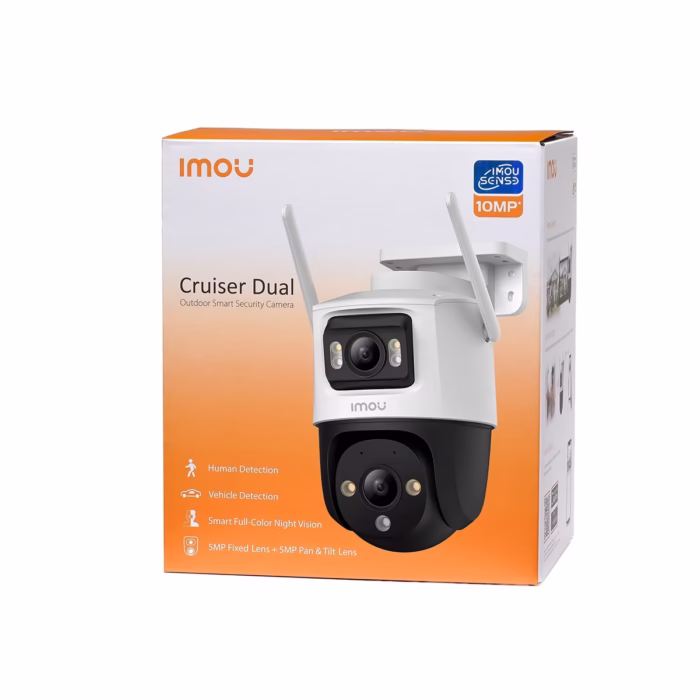 Cámara de Seguridad PTZ WiFi MP IMOU Cruiser Dual IPC SXN MOV Doble Lente para una Protección Completa cámara para Exterior PTZ Inalámbrico con Doble Lente
