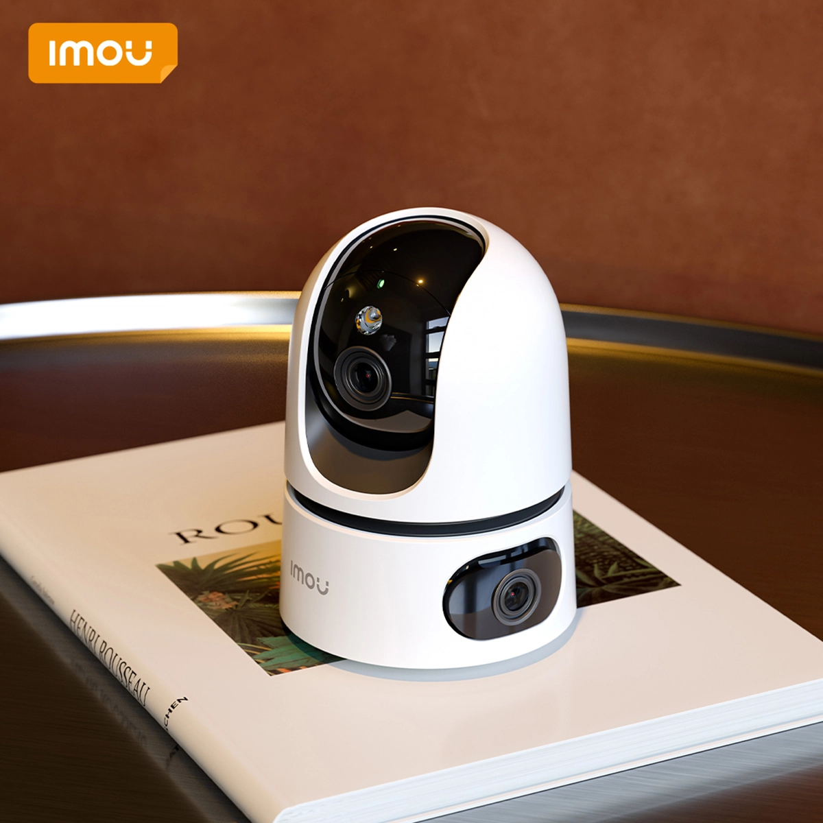 Cámara de Seguridad WIFI Interior 360° con Doble Lente 360° IMOU Ranger Dual IPC-S2XN-6MOWEB 6MPX, Cámara de Vigilancia con Doble lente, Imou Ranger Dual