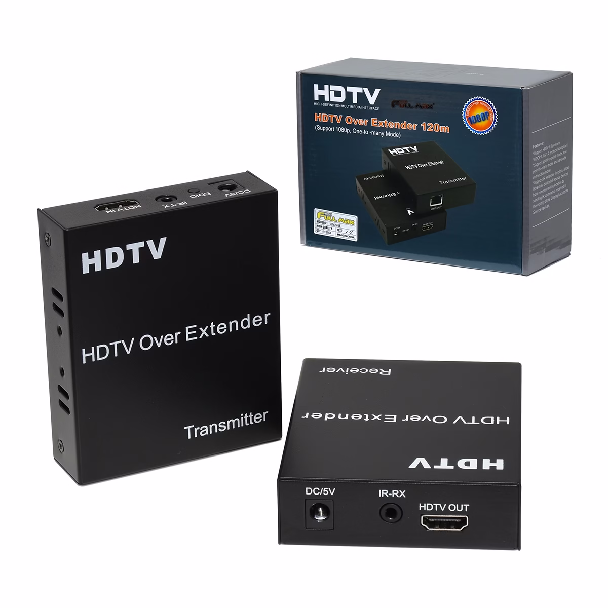 Extender HDMI 120MT Over Ethernet High Full Max HFM S 89 HD Multimedia PERU SAC Extensor HDMI Metros por Cable de Red | High Full Max HFM S Lleva tu Señal HDMI aún Más Lejos Extender HDMI de Metros