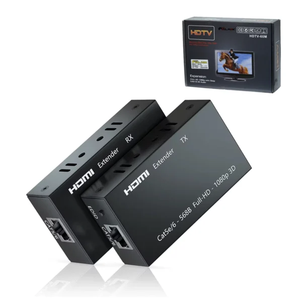 Extensor HDMI 60 Metros High Full Max HFM-S-86: ¡Lleva tu Señal HDMI a otro Nivel!, Extender HDMI 60 Metros