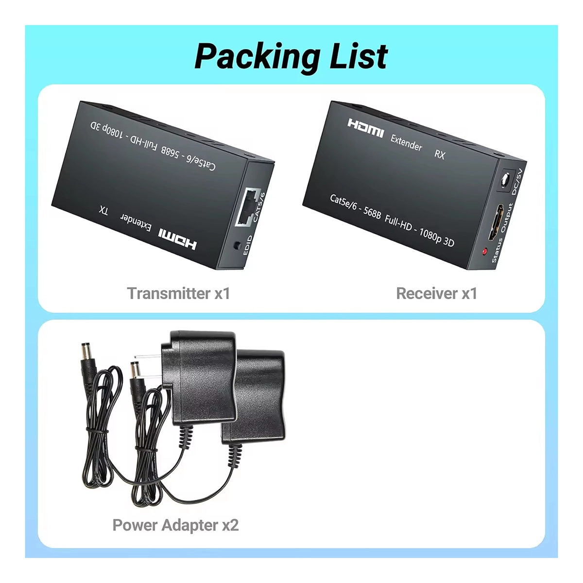 Extensor HDMI 60 Metros High Full Max HFM-S-86: ¡Lleva tu Señal HDMI a otro Nivel!, Extender HDMI 60 Metros
