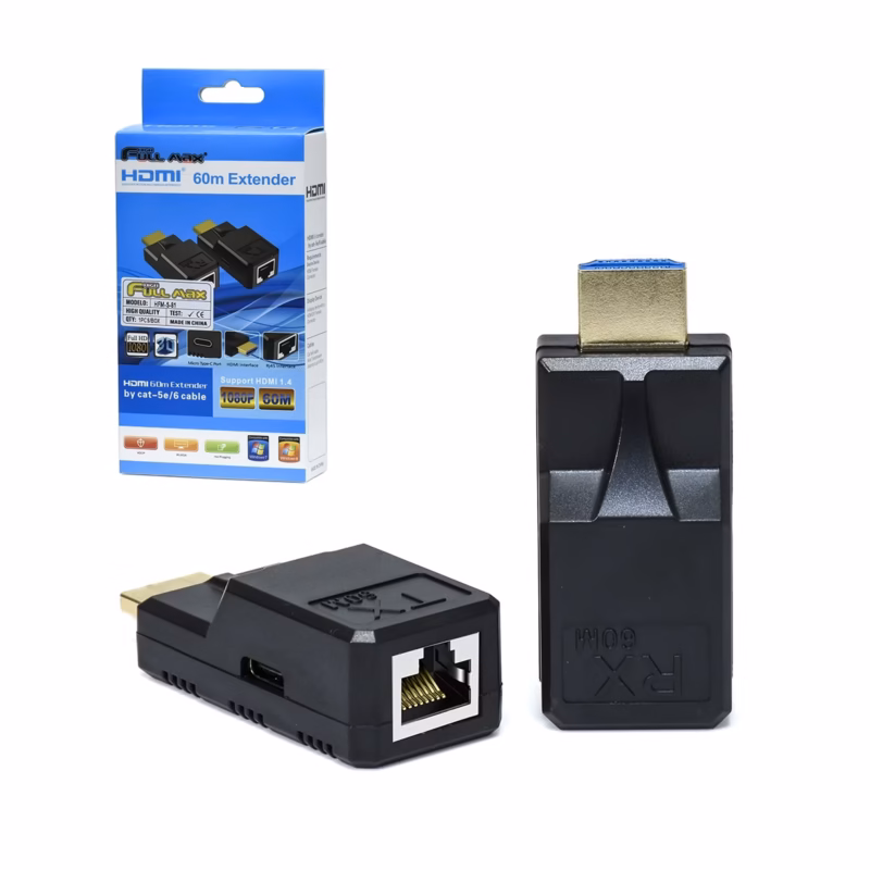 Extensor HDMI  Metros compacto High Full Max HFM S  Lleva tu Señal HDMI Más Lejos