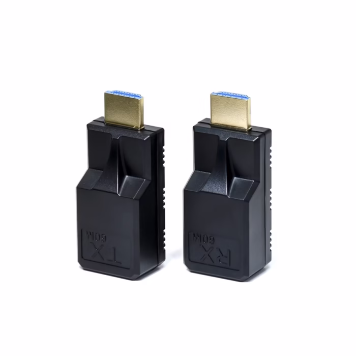 Extensor HDMI  Metros compacto High Full Max HFM S  Lleva tu Señal HDMI Más Lejos Extender HDMI MT por Cable de Red