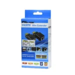 Extensor HDMI 60 Metros compacto High Full Max HFM-S-81: ¡Lleva tu Señal HDMI Más Lejos!, Extender HDMI 60MT por Cable de Red