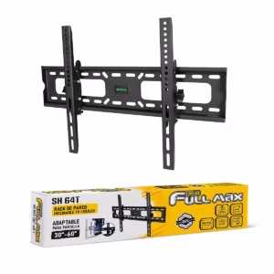 Rack Fijo para TV 30" a 60" High Full Max SH-64T: ¡Soporte Seguro y Elegante para tu Pantalla!