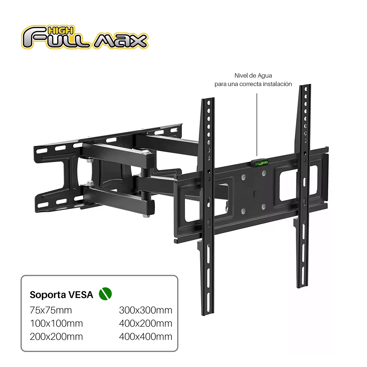 Rack para TV 26" a 65" High Full Max HP480: ¡El Soporte Perfecto para tu Pantalla Gigante!