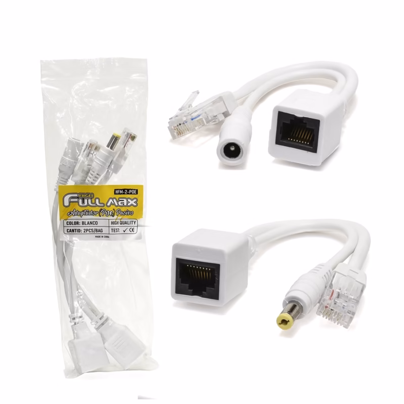 Adaptador PoE Pasivo High Full Max HFM  POE Alimenta tus Dispositivos PoE con Facilidad