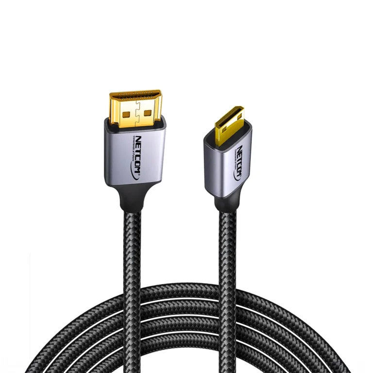 Cable Mini HDMI a HDMI 10 Metros NETCOM PE-HD0844: ¡Calidad 4K para tus Dispositivos!