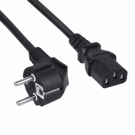 Cable de Poder Schuko a C High Full Max HFM ACC  S Alimenta tus Dispositivos con Seguridad