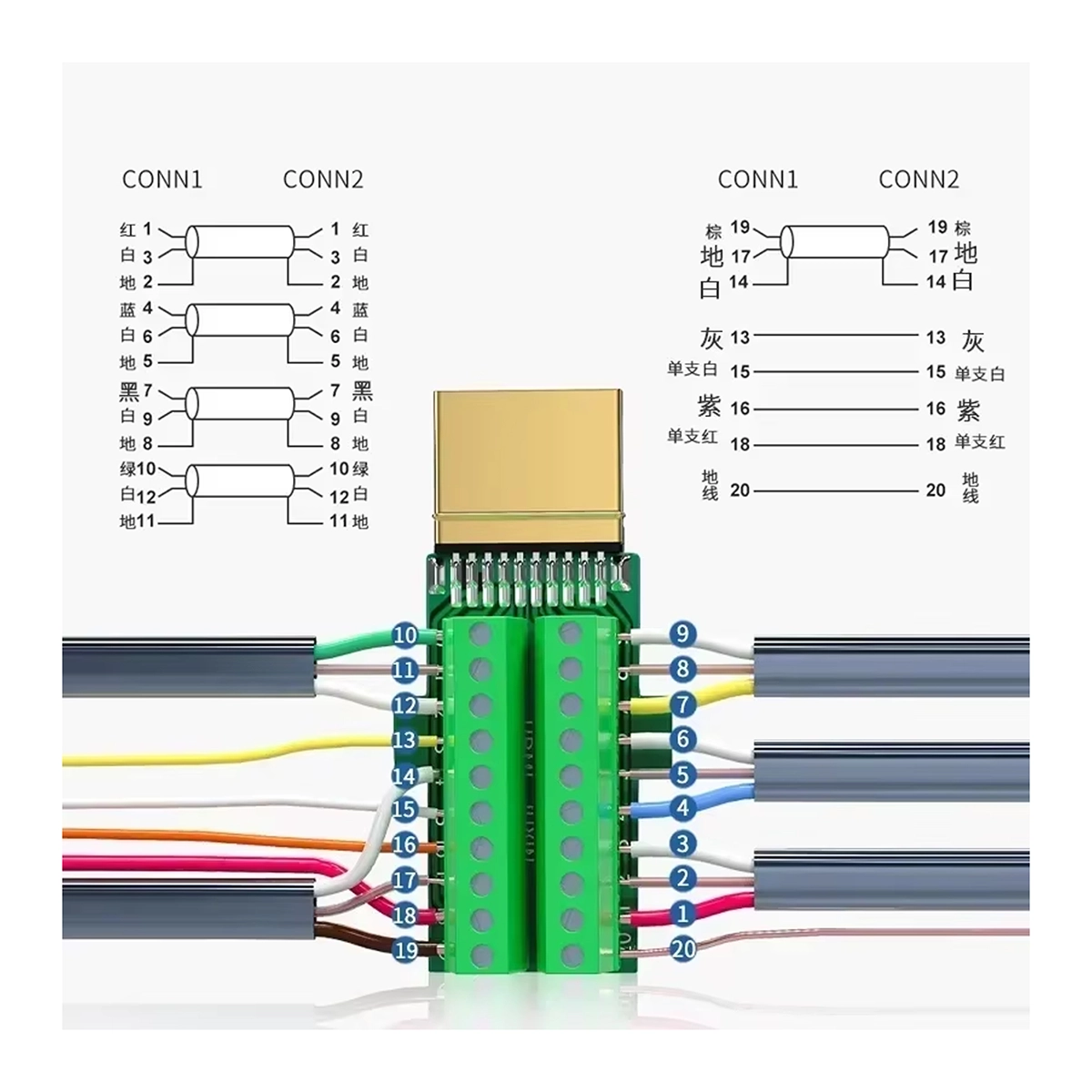 Conector HDMI 4K con Bornera Lancom YKZ-HDMIA3: ¡Conexiones HDMI Fáciles y Seguras!