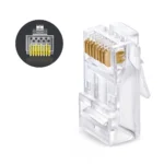 Conectores RJ45 Cat6 Pass Through LT USA LT-106EZ: ¡Conexiones de Red Confiables y de Alta Velocidad!