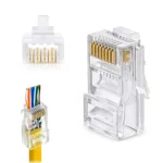 Conectores RJ45 Cat6 Pass Through LT USA LT-106EZ: ¡Conexiones de Red Confiables y de Alta Velocidad!