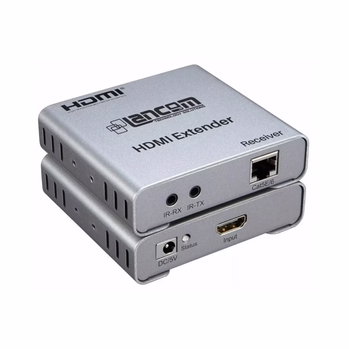 Extensor HDMI K  Metros Lancom LTS  P Ultra Alta Definición a Larga Distancia