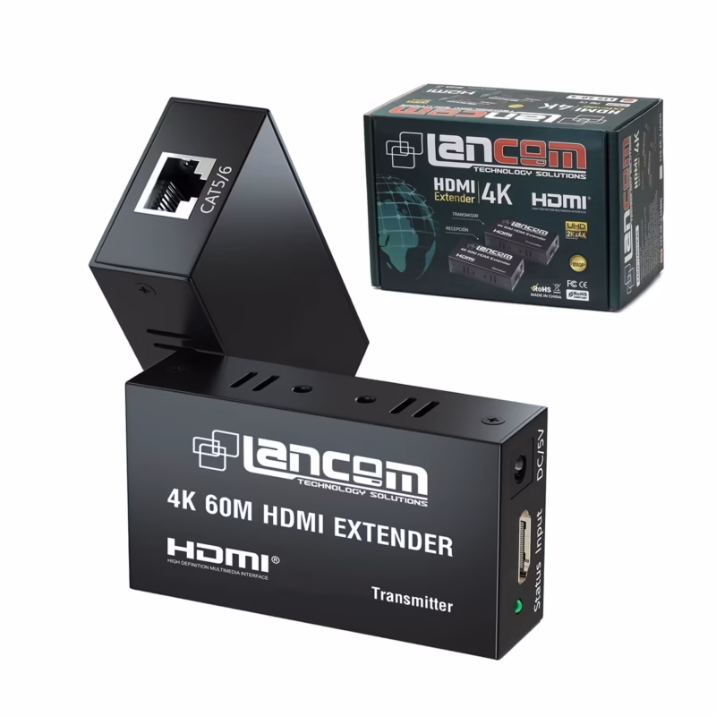 Extensor HDMI K  Metros Lancom LTS   Ultra Alta Definición a Larga Distancia