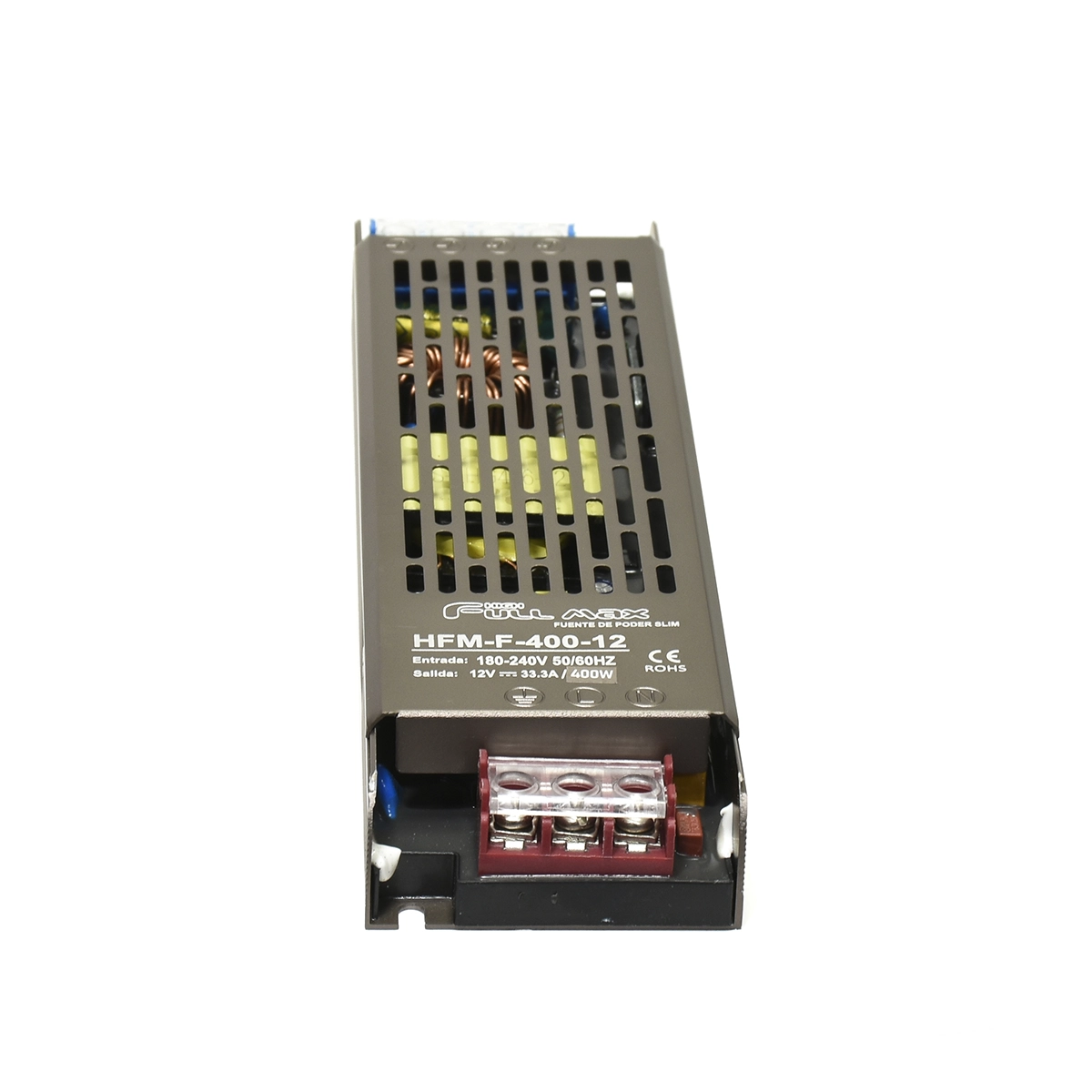 Fuente Switching Slim 12V 33.3A High Full Max HFM-F-400-12: ¡Potencia tus Proyectos con Eficiencia!, Fuente de poder Slim, Fuente centralizada 12V 33.3A