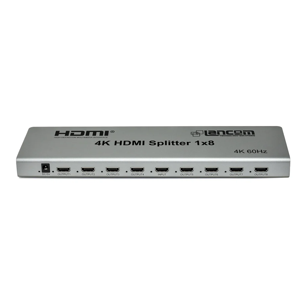 Splitter HDMI x Lancom LTS   | KHz Multiplica tu Señal HDMI a  Pantallas Splitter HDMI K Lancom
