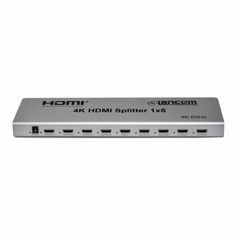 Splitter HDMI × Lancom KHz LTS   Multiplica tu Señal HDMI a  Pantallas