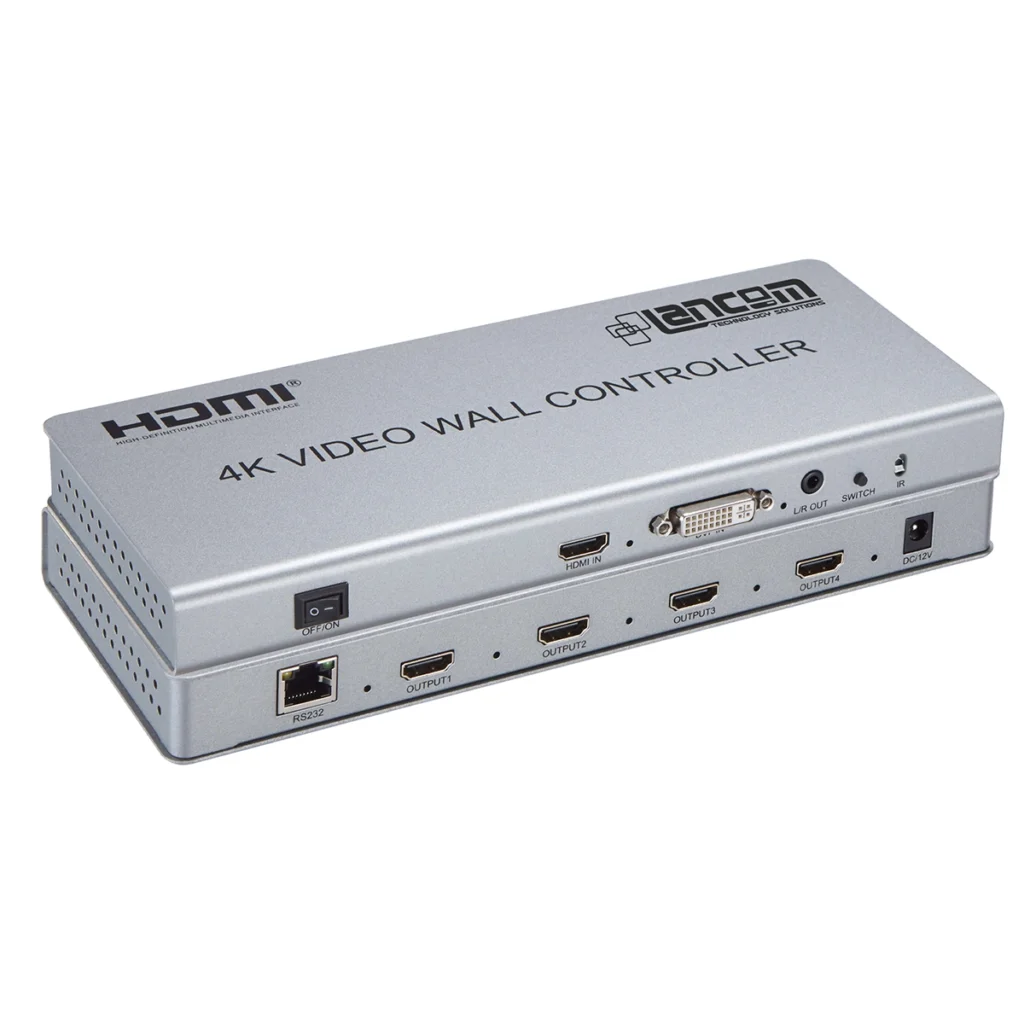 Controlador Video Wall x HDMI K Lancom HDVWX Crea un Impresionante Muro de Video VideoWall x Controller