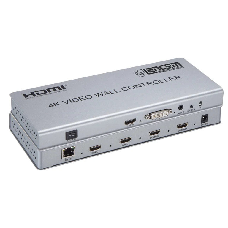 Controlador Video Wall 2x2 HDMI 4K Lancom HDVW2X2: ¡Crea un Impresionante Muro de Video!, VideoWall 2x2 Controller