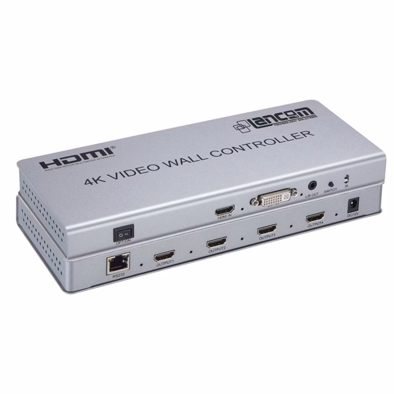 Controlador Video Wall × HDMI K Lancom HDVWX Crea un Impresionante Muro de Video