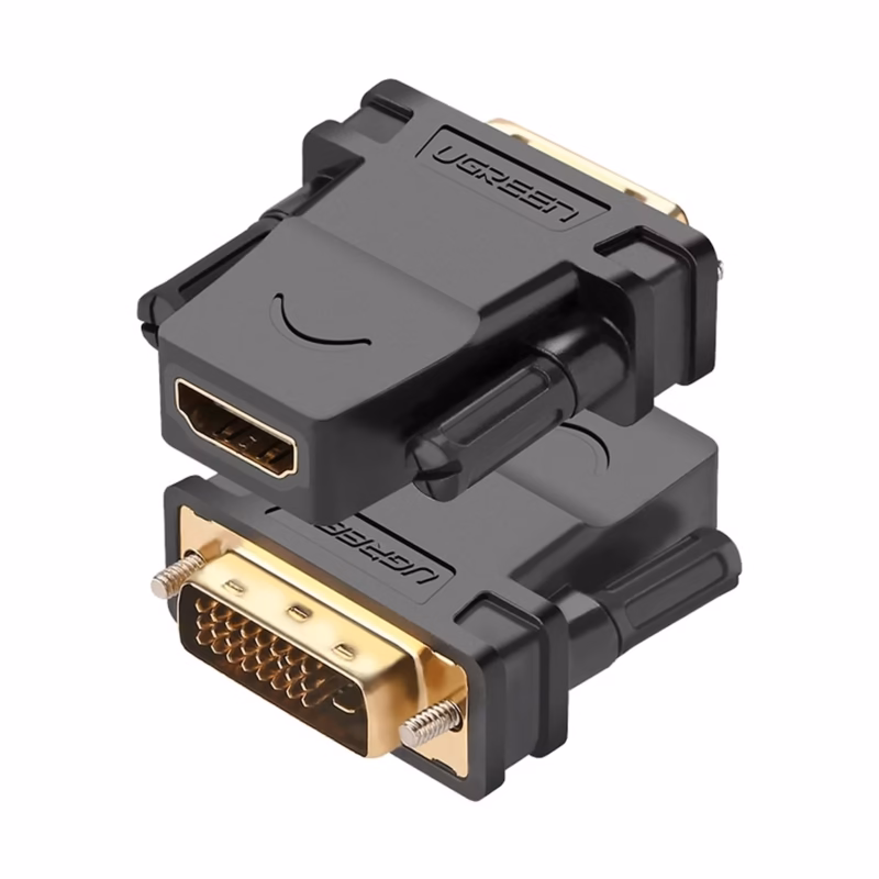Adaptador DVI a HDMI Ugreen  Conexión Bidireccional y Calidad Superior