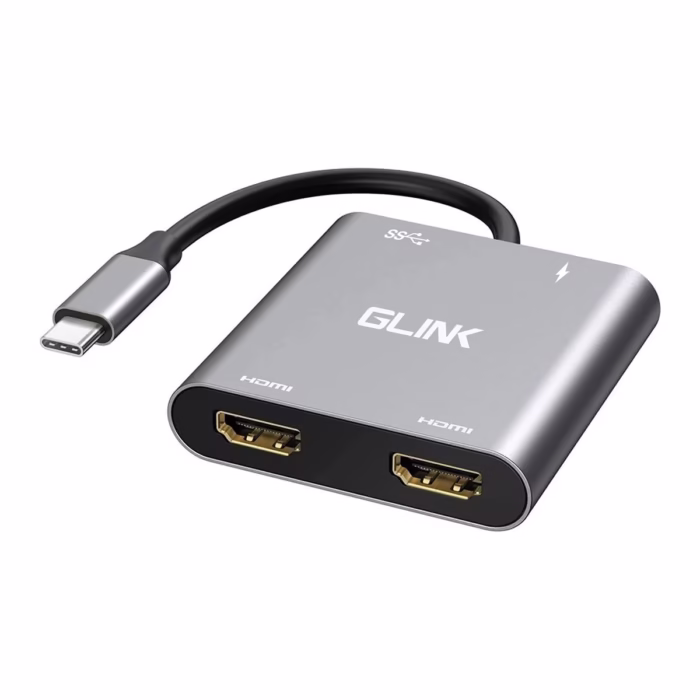 Adaptador USB C a  HDMI KHz con USB  y PD W Glink GL Expande tu Productividad y Entretenimiento USB C  en  USB tipo c a  HDMI